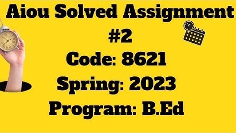 Code 8621|AIOU solved Assignment#2|Broadcast Media |aiou |B.ed|spring 2023