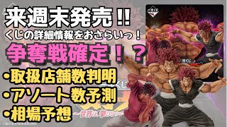 BK一番くじ情報】一番くじ 刃牙～世界は、拳ひとつで変えられる