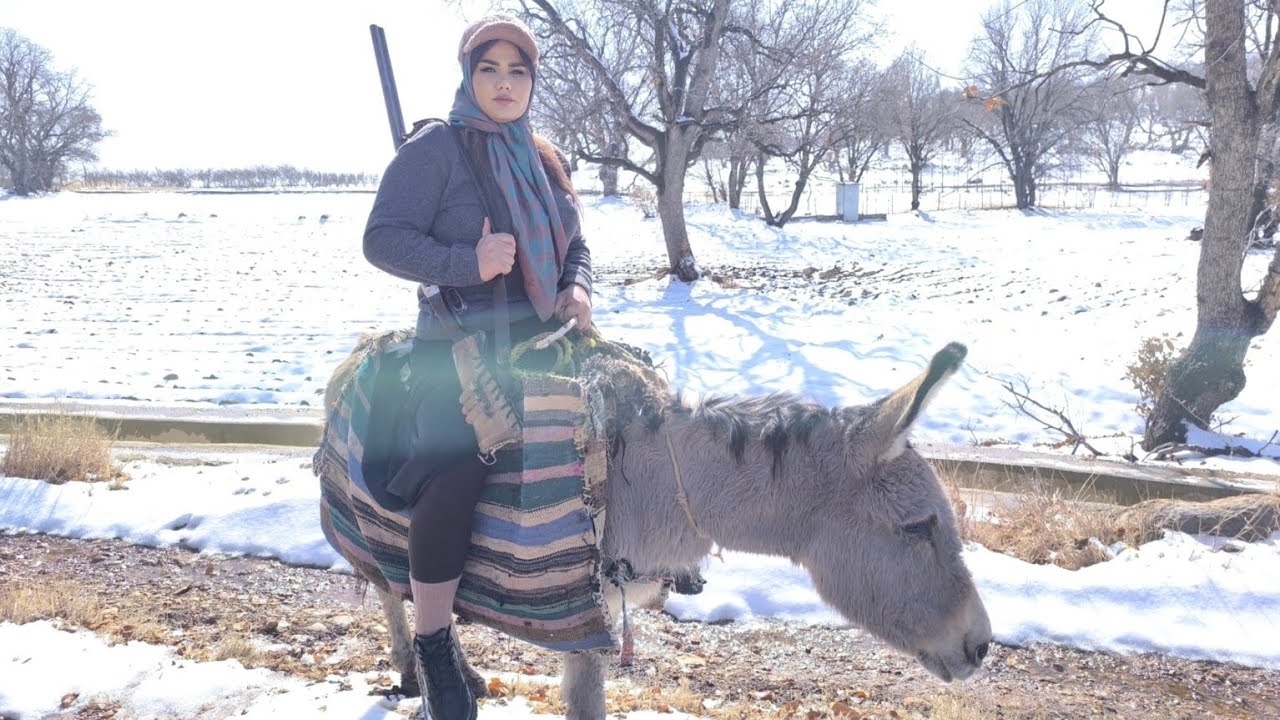 Village Life in Iran | Donkey Travel, Roasted Chicken & Traditional Tea