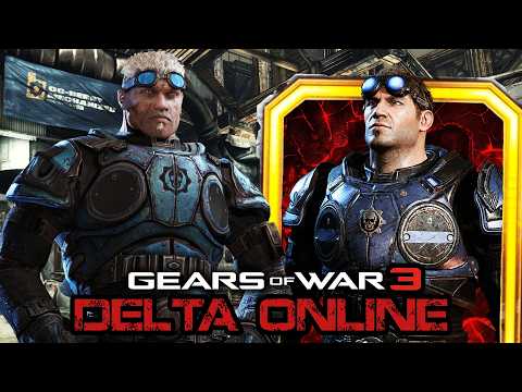 Gears of War 3 PC Delta Online - CLASSIC BAIRD Character Skin Gameplay!
