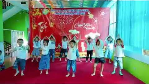 Nhảy "Walking in the sun" tập thể lớp 5-6 tuổi trường MN Tuổi thơ