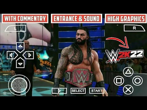 WWE 2K22 Zip File Download For Android –  PPSSPP