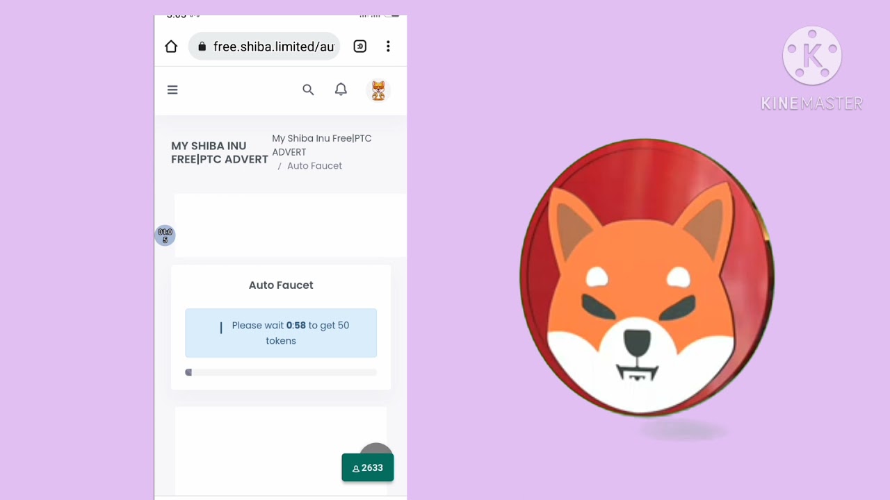 Shib inu free withdrawal of 15000000 token