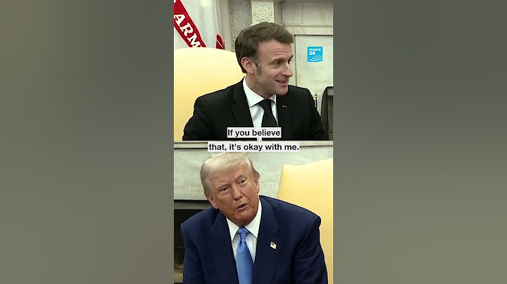 #Macron fact-checks #Trump on aid funding • FRANCE 24 English