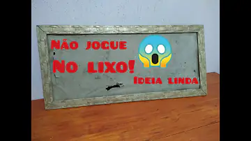 Tem como tirar a moldura de um espelho?