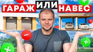 видео: ГАРАЖ ИЛИ НАВЕС? Не переплачивай лишние деньги! картинка: ГАРАЖ ИЛИ НАВЕС? Не переплачивай лишние деньги!