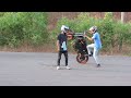 CIRCLE COMBO FREESTYLE ON PULSAR 200
