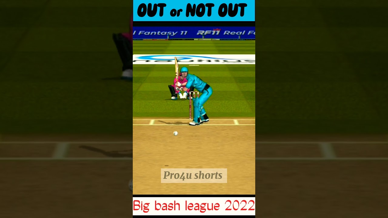 Out or not out || sydney sixers vs Brisbane heat 2021 || Big bash league 2021 or 22