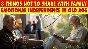 After 65, Never Share These 3 Things With Your Family (Protect Your Peace & Dignity)