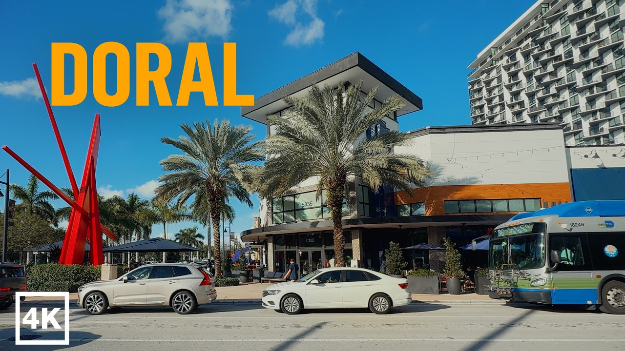 DOWNTOWN DORAL is changing VERY FAST – Tour and update on the NEW construction [4K]