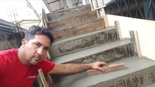 Como hacer una escalera de concreto