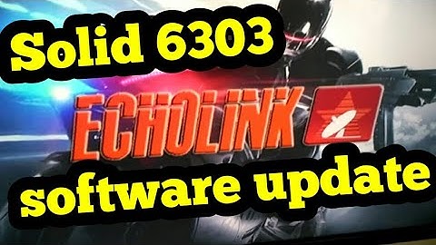 SOLID 6303 ECHOLINK SOFTWARE UPDATE WITH LIKE