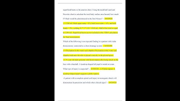 TNCC Exam 8th edition study Guide WITH ALL ANSWERS 100% CORRECT