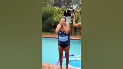 Ana De la Rosa ALS Ice Bucket Challenge