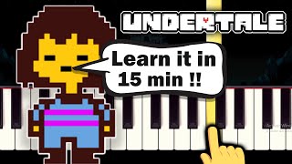 Undertale OST - Once Upon a Time - EASY Piano tutorial chords