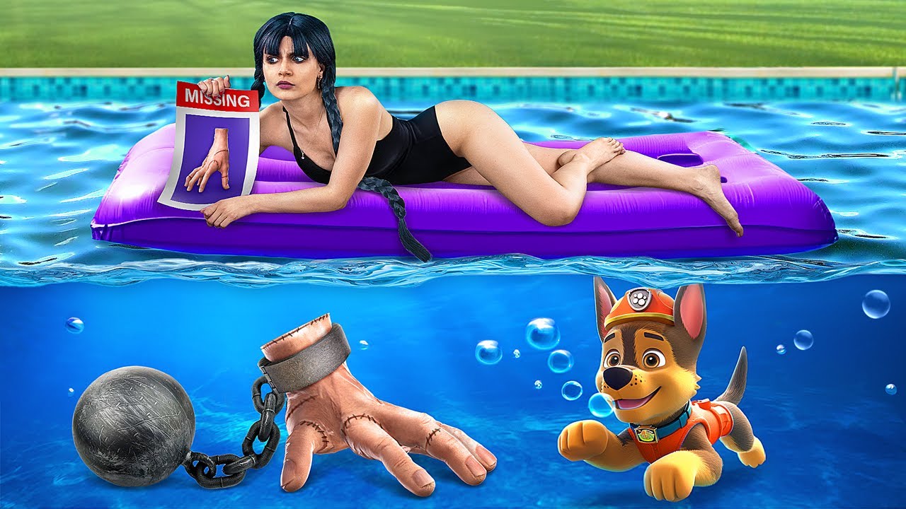 Wednesday Addams és a MANCS Őrjárat! Izé Hiányzik!