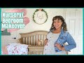 Nursery/Bedroom Makeover! Clean and Decorate 🍼
