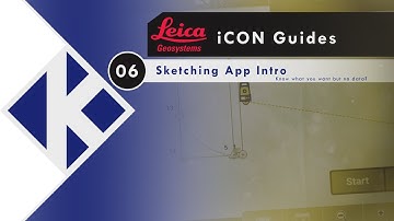 Leica iCON Guides | Sketching App Intro - No Data Setup but know what you want to set out?