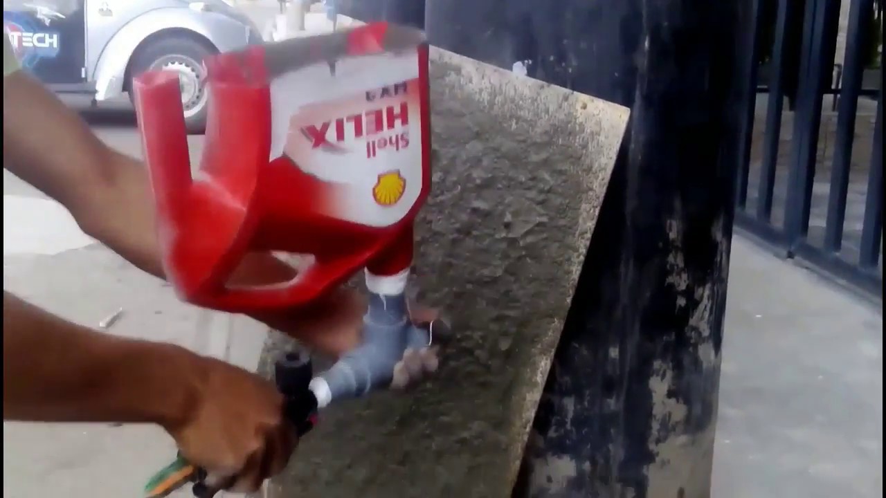 prueba de una lanzadora de mortero