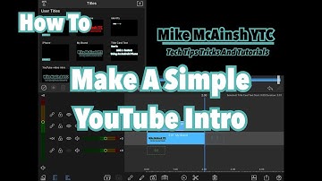 How To Make A Simple YouTube Intro in LumaFusion 2.2