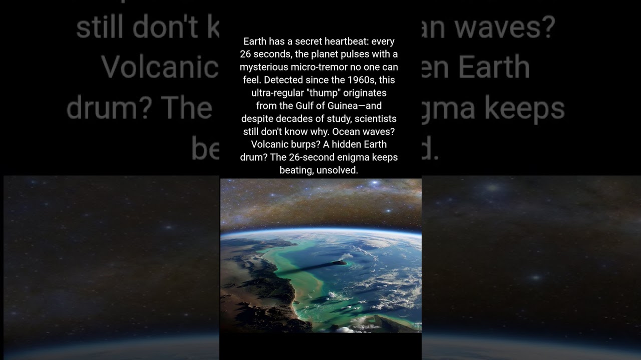 Earth's Mysterious 26-Second Heartbeat 