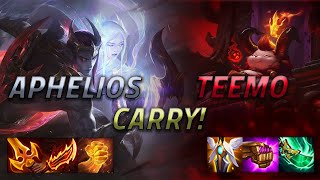 DUAL CARRY APHELIOS AND TEEMO - TFT SET 5.5 RANKED PATCH 11.18