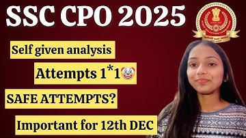 SSC CPO’25 exam review💯| 11th dec S1 🕐| ENGLISH LEVEL🤡 my attempts💯 #ssc #viral #cpo #cgl
