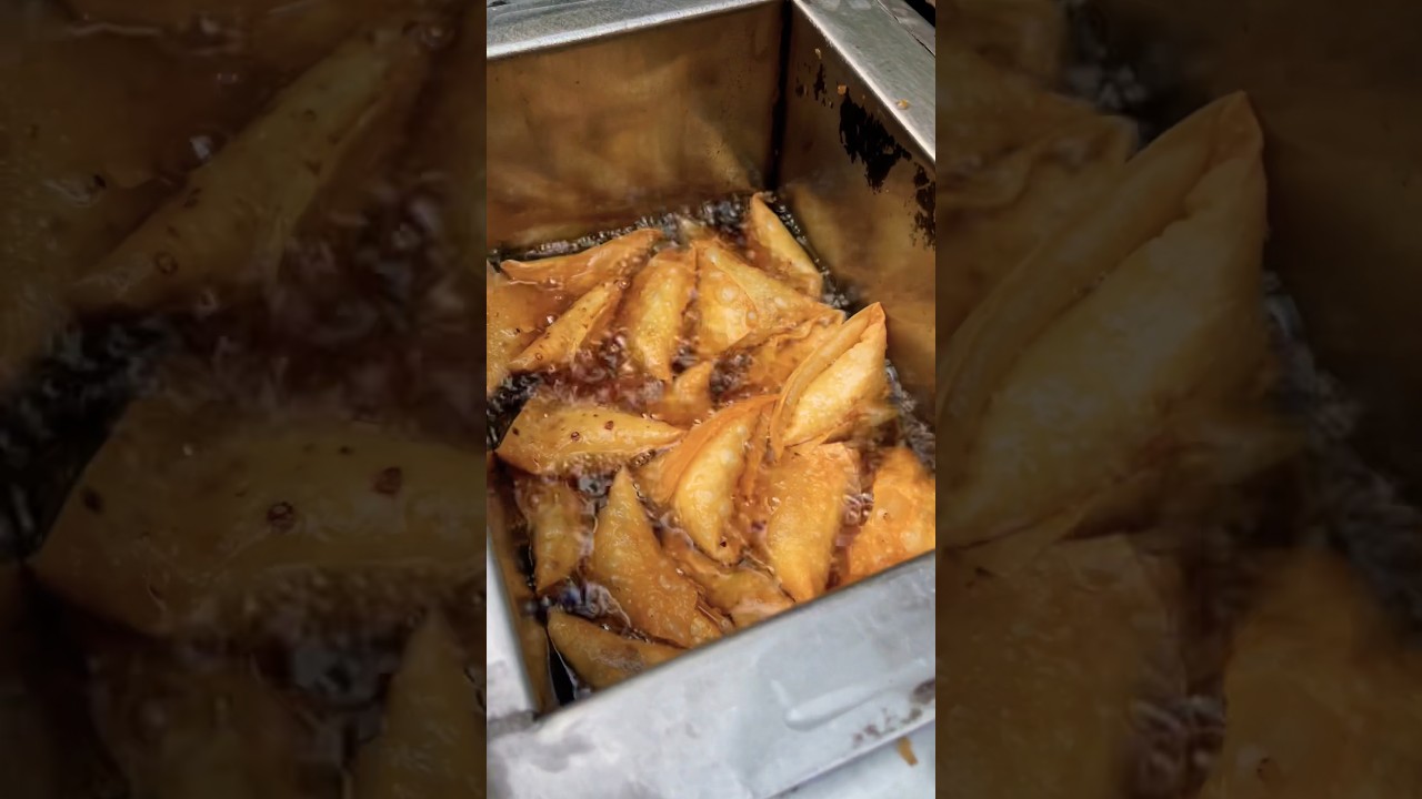 Street Food, Samosa Roll Fry 
