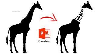 Animal Text Typography In PowerPoint