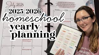 Homeschool Year Planning | 2025-2026 School Year