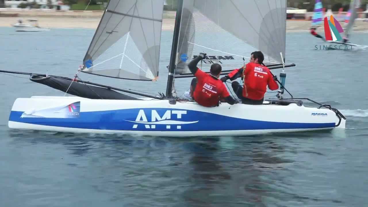 youtube catamaran racing