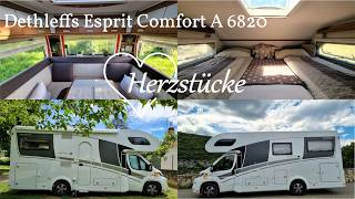 Leni & Toni HERZSTÜCKE | ROOMTOUR Dethleffs Esprit Comfort A 6820 (👉 ALPA) | Sofort verfügbar 🫶