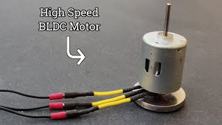 Making Powerful Brushless Motor From DC Brushed Motor