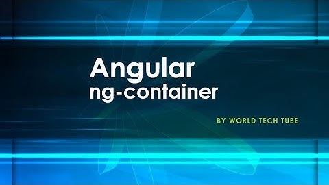 ng-container in angular | Advanced feature in angular | use ng-container with structural directive *