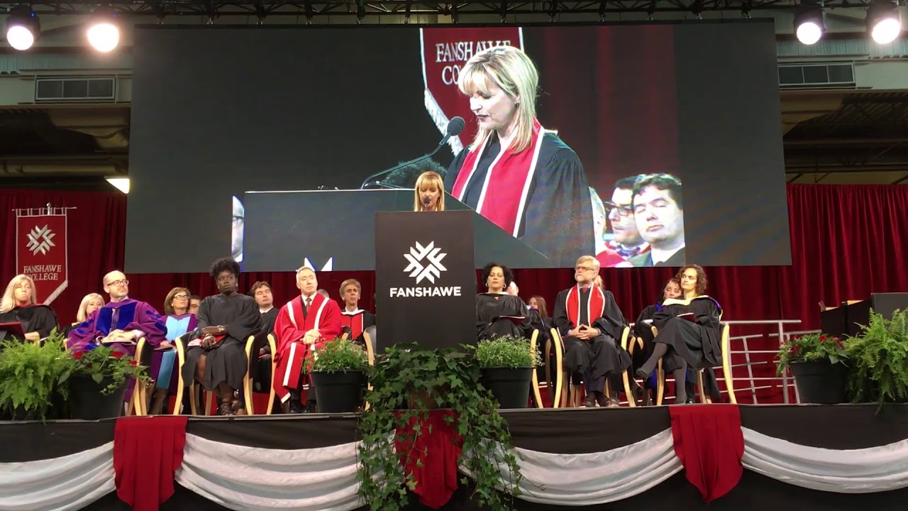 newspaper mockup Fanshawe College grad