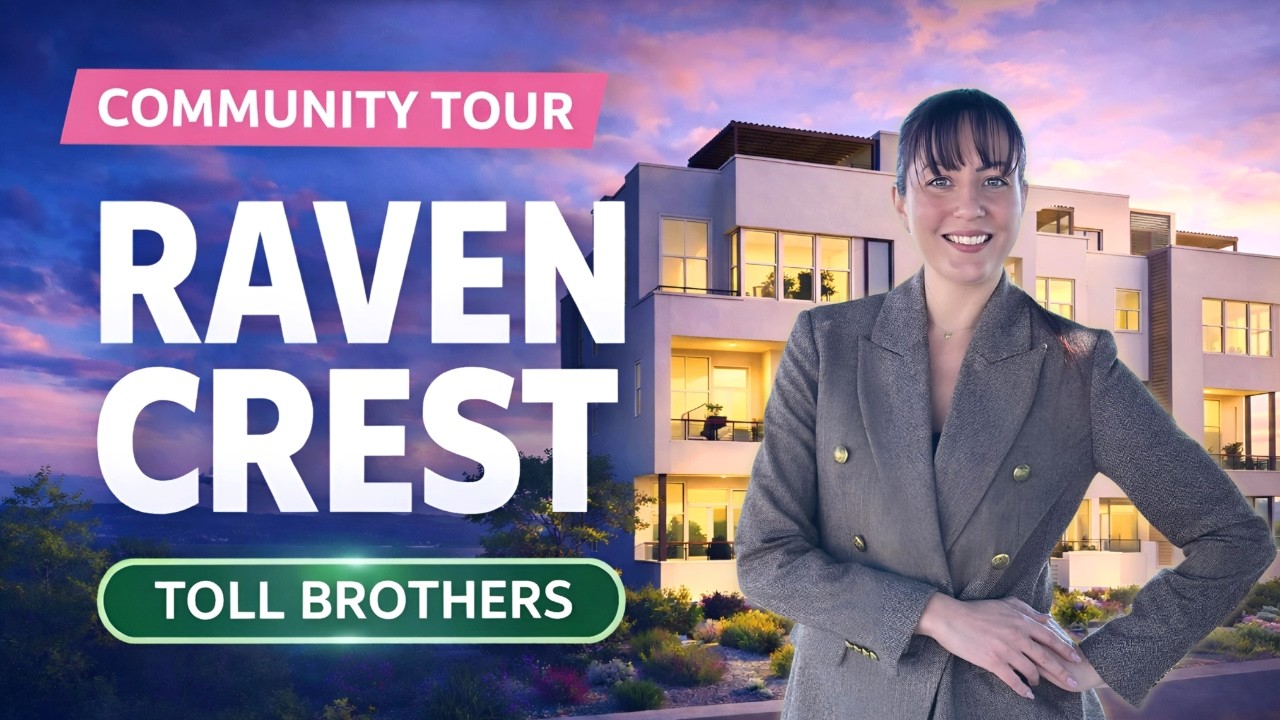 Raven Crest Toll Brothers Community Tour - New Luxury Homes For Sale Summerlin Las Vegas