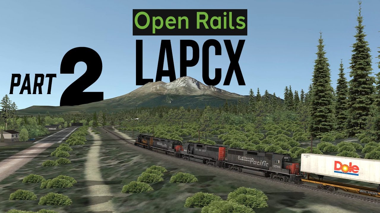 Open Rails: Southern Pacific Shasta Route LAPCX part 2 - Train ...