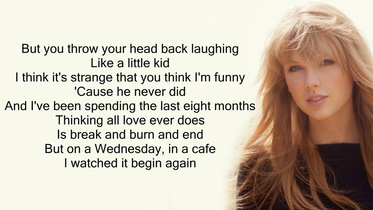 Taylor Swift Begin Again Lyrics