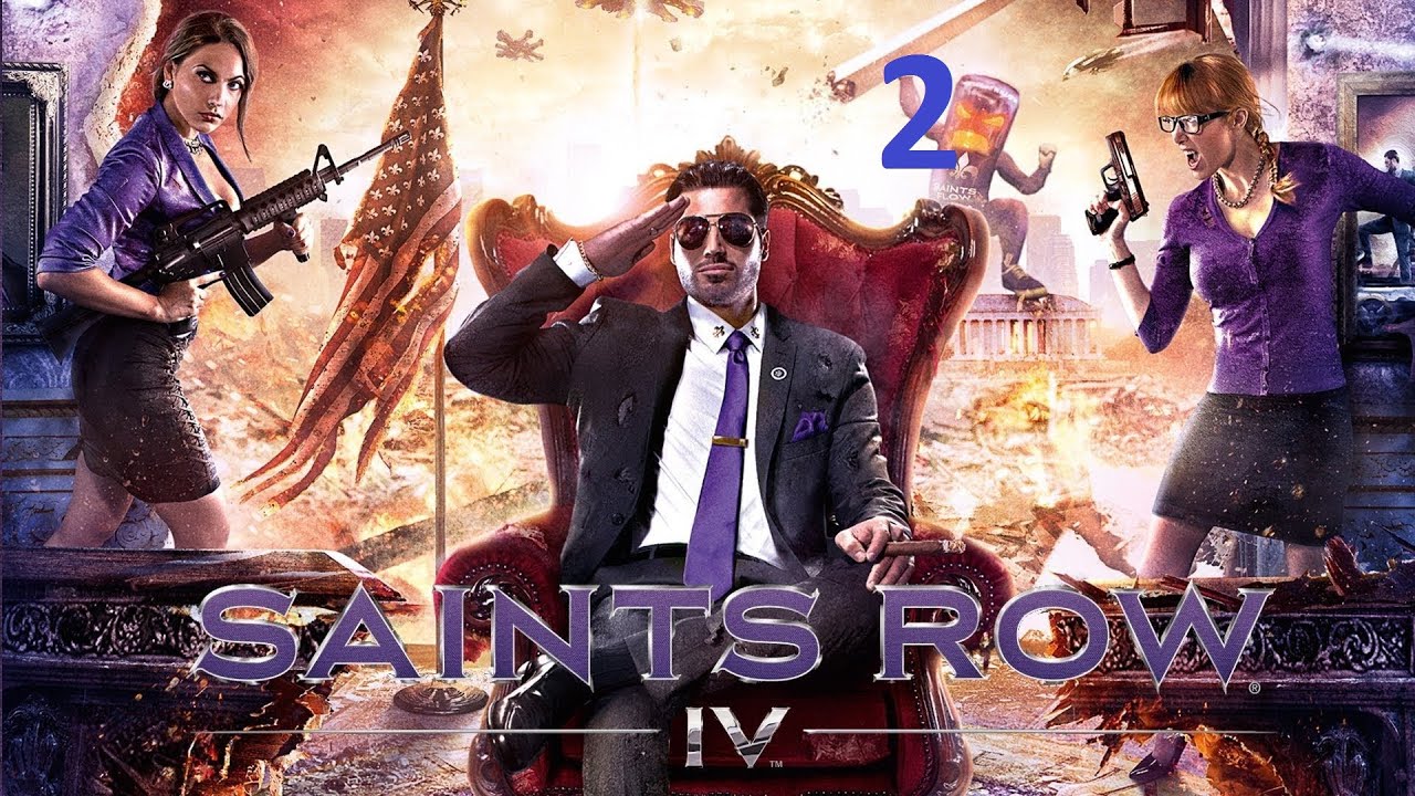 Прохождение (Кооператив) SaintsRowIV (Stream 18+) - 2 playstation 3