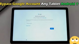 How To Bypass Frp Google Lock On Any Tablet/ retire ID sou tablet #subscribe #frp #bypass #tablet