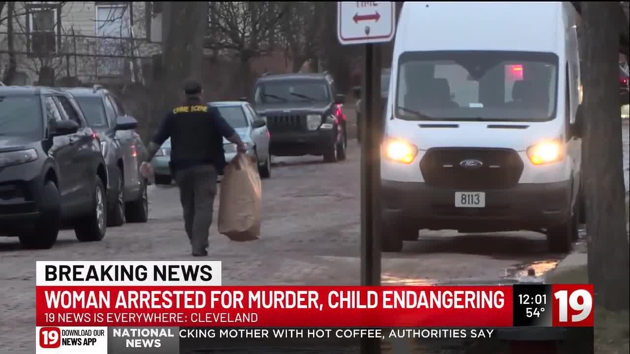 Woman arrested for murder, child endangerment