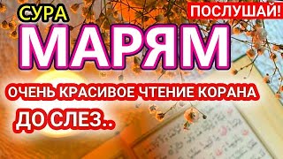 СУРА МАРЬЯМ ❤ СНИМАЕТ ВСЮ БОЛЬ! ИН ШАА АЛЛАХ!