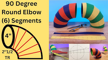 How To Make 90 Degree Round Elbows With (6) Segments