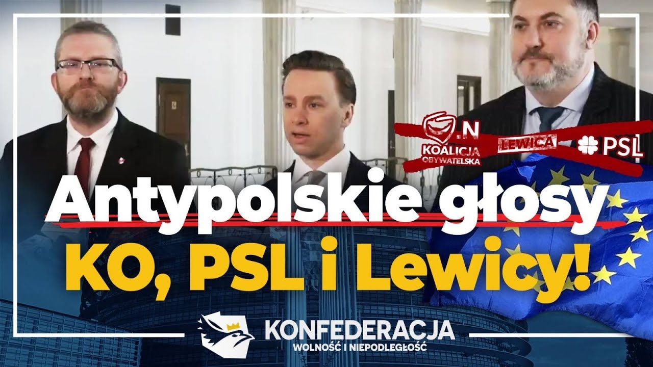 Skandaliczne głosowanie przeciwko Polsce w Parlamencie Europejskim