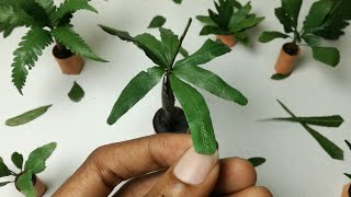 DIY How to Make Most Realistic Miniature Plants.