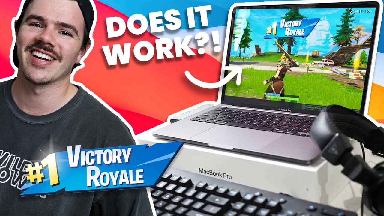 This happened when I opened fortnite on my MacBook after