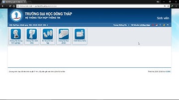Hướng dẫn xem thời khóa biểu trên hệ thống DThU