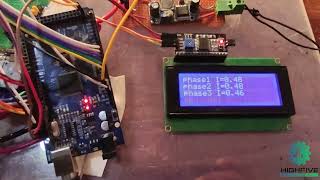 Advanced Three-Phase Load Management System using Arduino for High-Frequency Student Projects