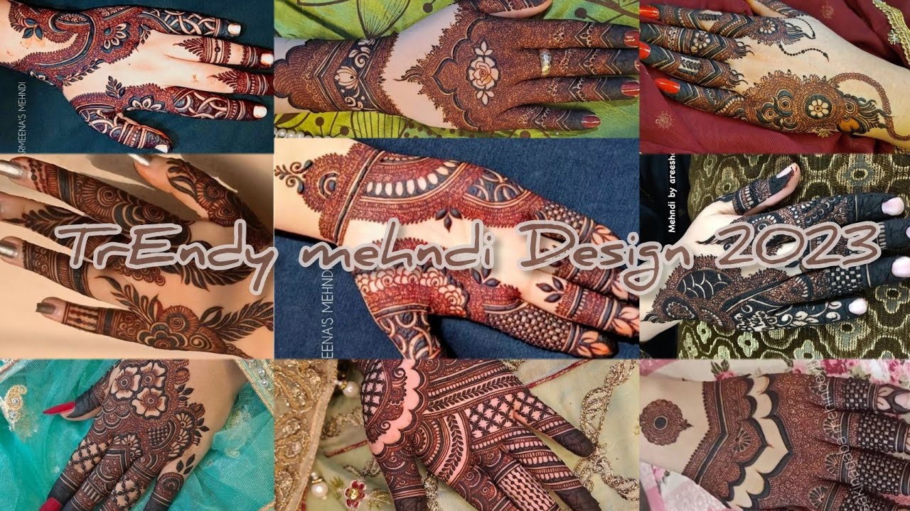 Gorgeous mehndi design/ simple mehndi design/latest mehndi design 2023#stylishmehndidesign