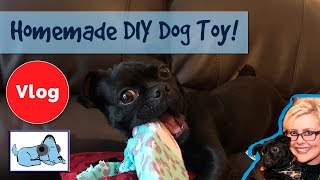 How to Make a DIY Homemade Dog Toy! Easy to Make Dog Toy.